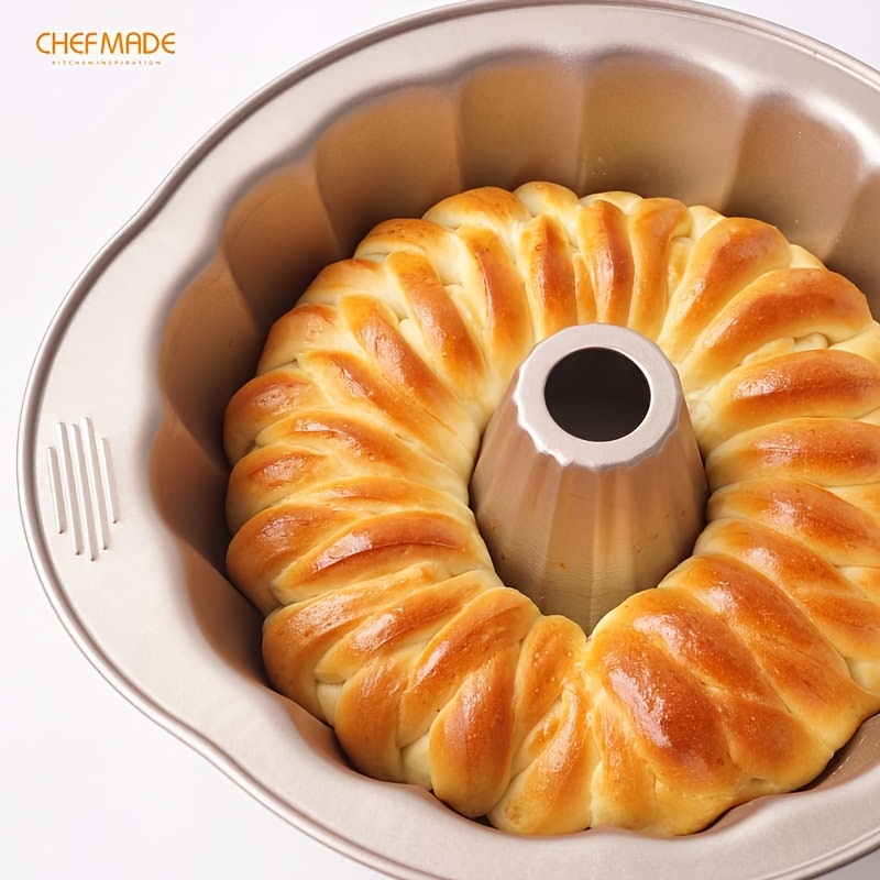 Chefmade, Non-stick Kugelhopf Cake Pan,, Carbon Steel Baking Pan, For Oven  And Instant Pot Baking - Temu