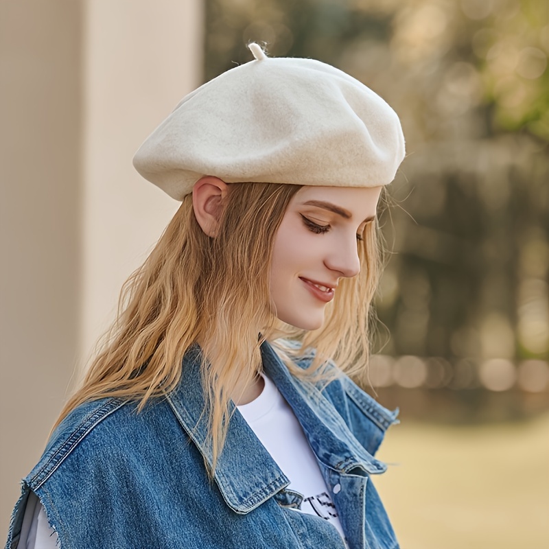 Girl's Trendy Long Sleeve Beret Hat Camisole Skirt - Temu Austria