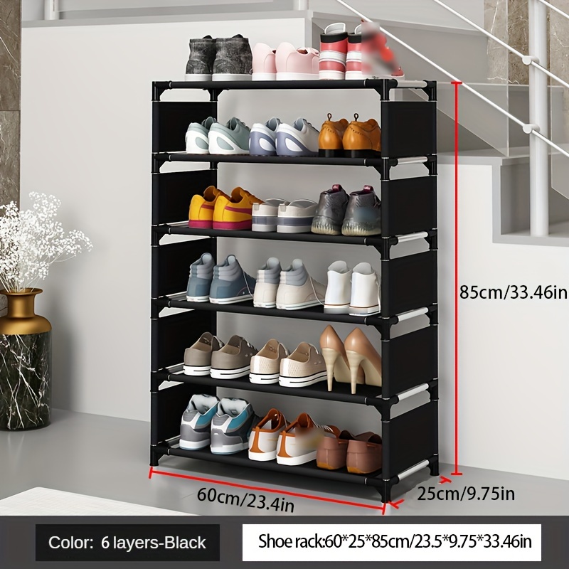 Large Capacity Shoe Storage Rack Dustproof Multi layer Space - Temu