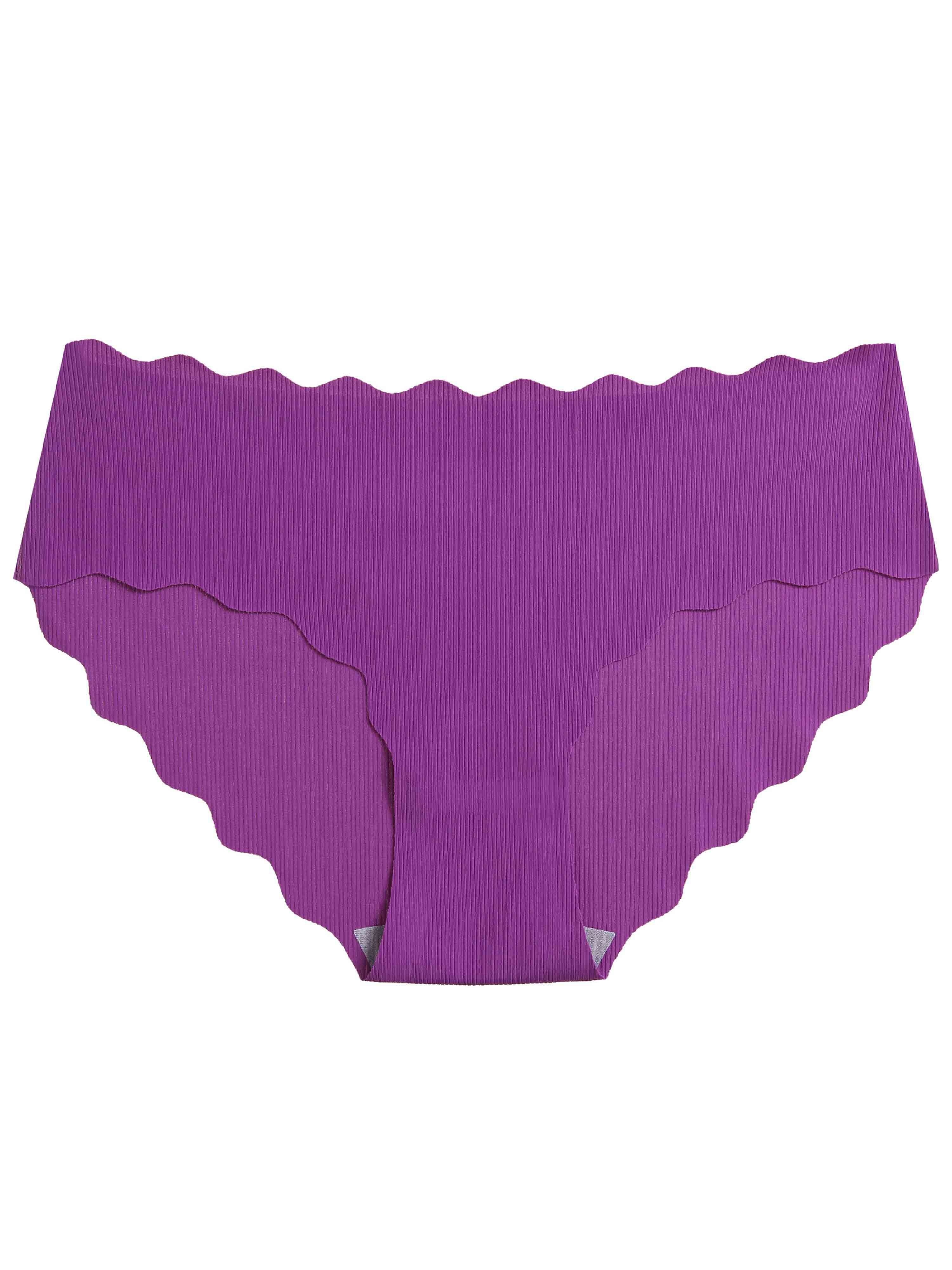Scallop Trim Hipster Panties Lightweight Breathable Low - Temu Canada