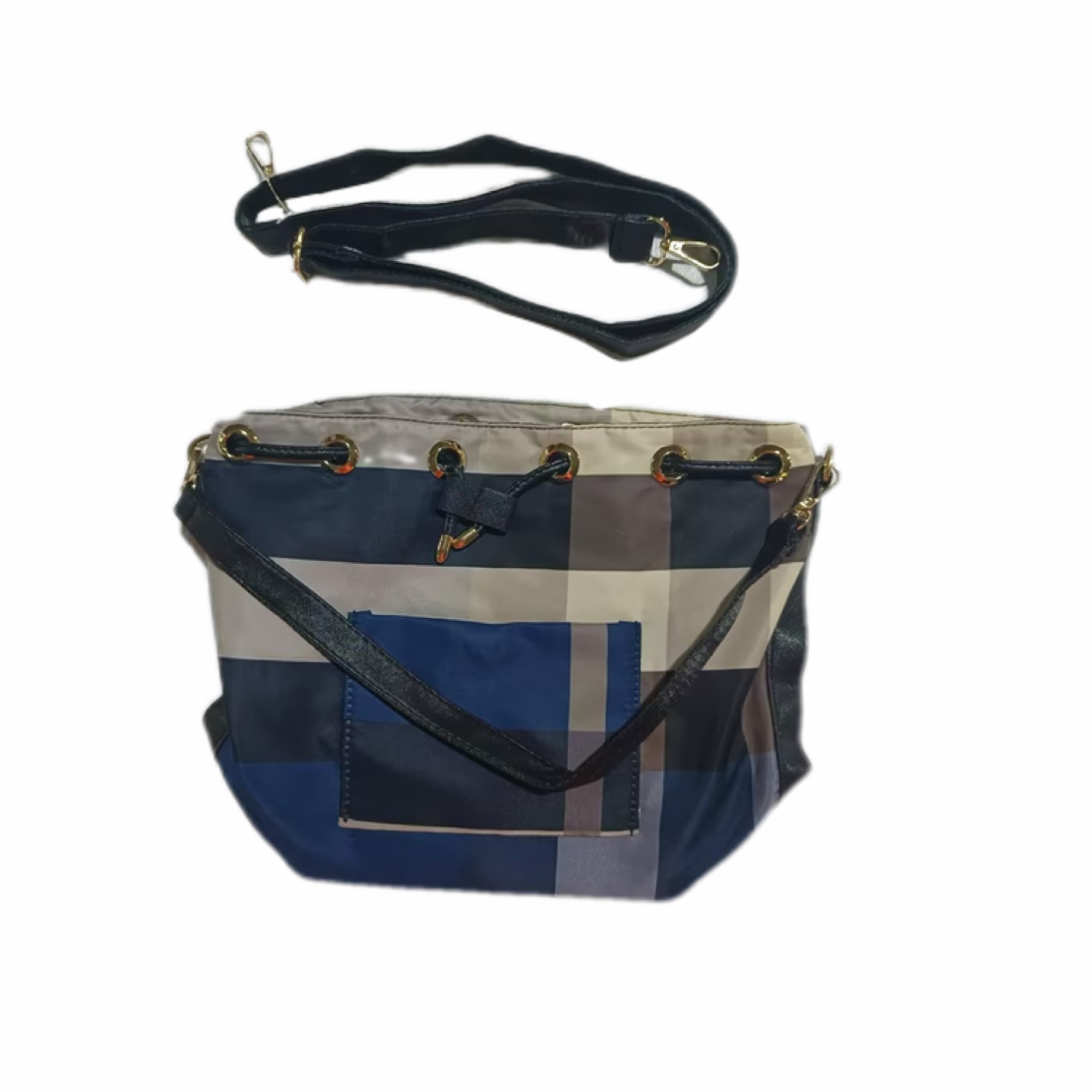 Burberry nylon outlet bucket bag