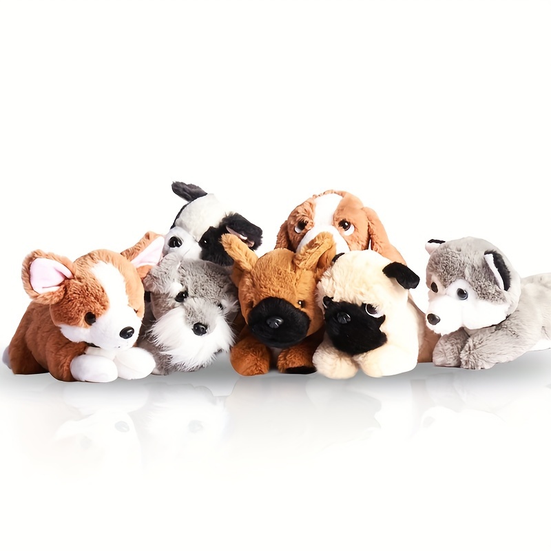 9 Pieces Mini Dog Stuffed Animals Bulk Plush Puppy Party Favors Small  Stuffed Soft Baby Puppies Birthday Gift for Kids Girls Boys Backpack  Pendant