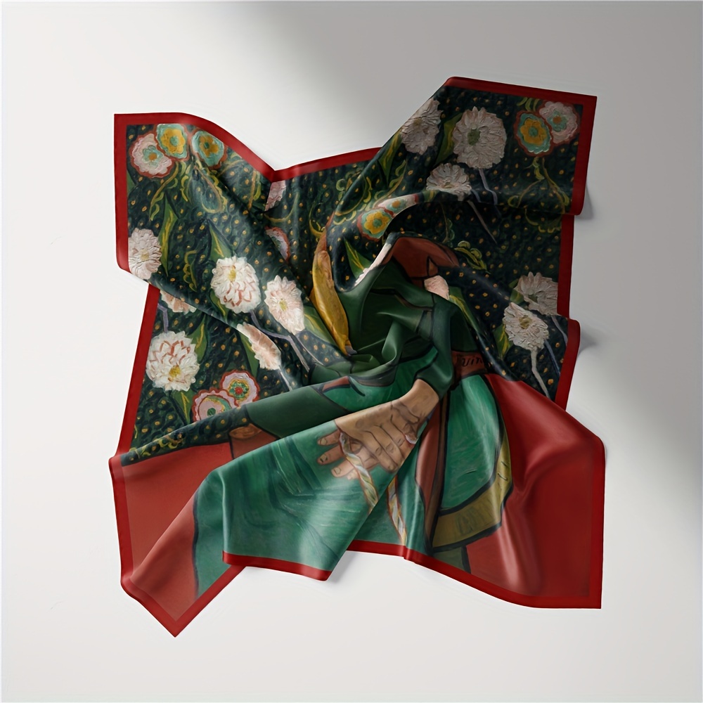 Hermes Blue Brise De Charme Printed Silk Square Scarf Hermes