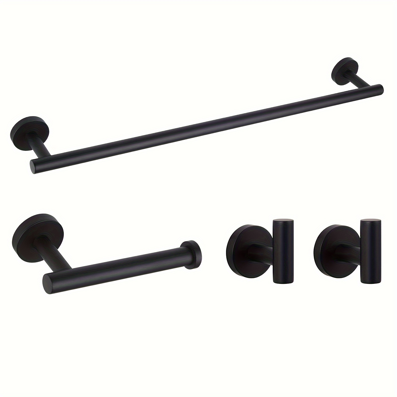 1/5pcs Juego Accesorios Baño Incluyendo Barra Toalla Mano - Temu