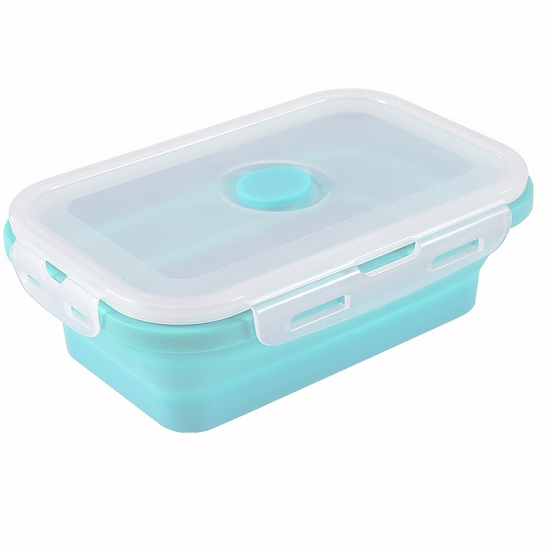 4pcs Foldable Lunch Box Leakproof Container for Teens & Wo