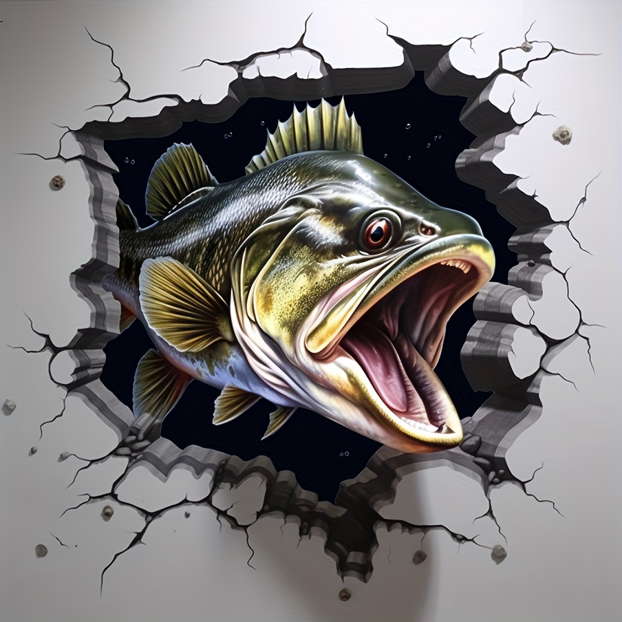 Bass Fishing Decals and Stickers - Bass Fishing Stickers