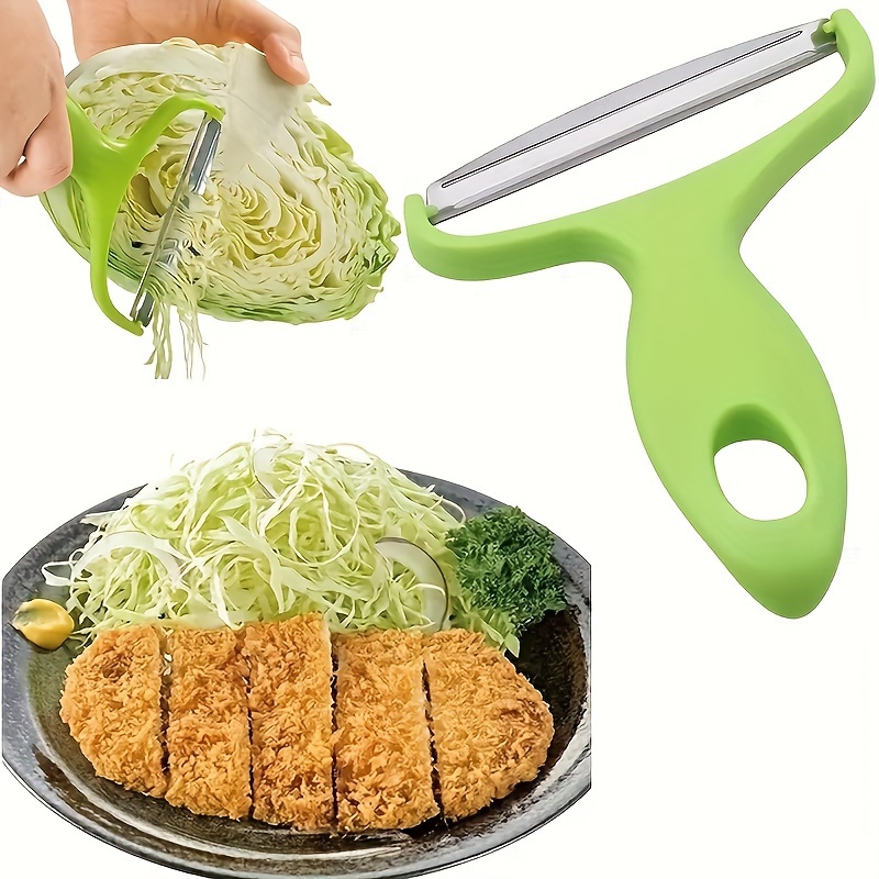 304 Stainless Steel Cabbage Grater, Kitchen Peeling Knife For Purple Cabbage  Garden Lettuce, Shredder With Wide Mouth, Multifunctional Vegetable Fruit  Peeler Outdoor Home Kitchen - Temu