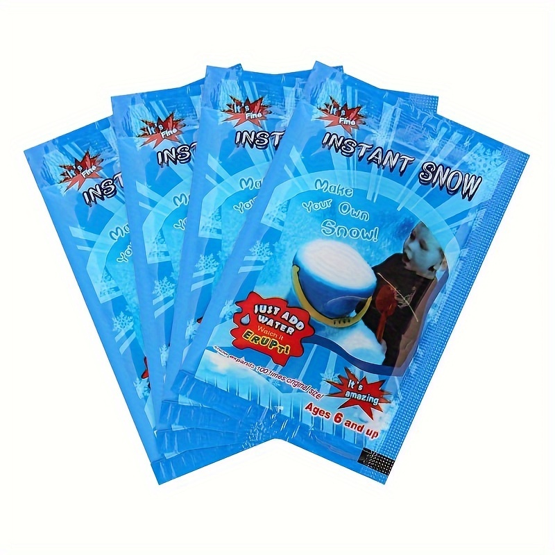 Artificial Snow Winter Instant Faux Snow Powder For Playing - Temu