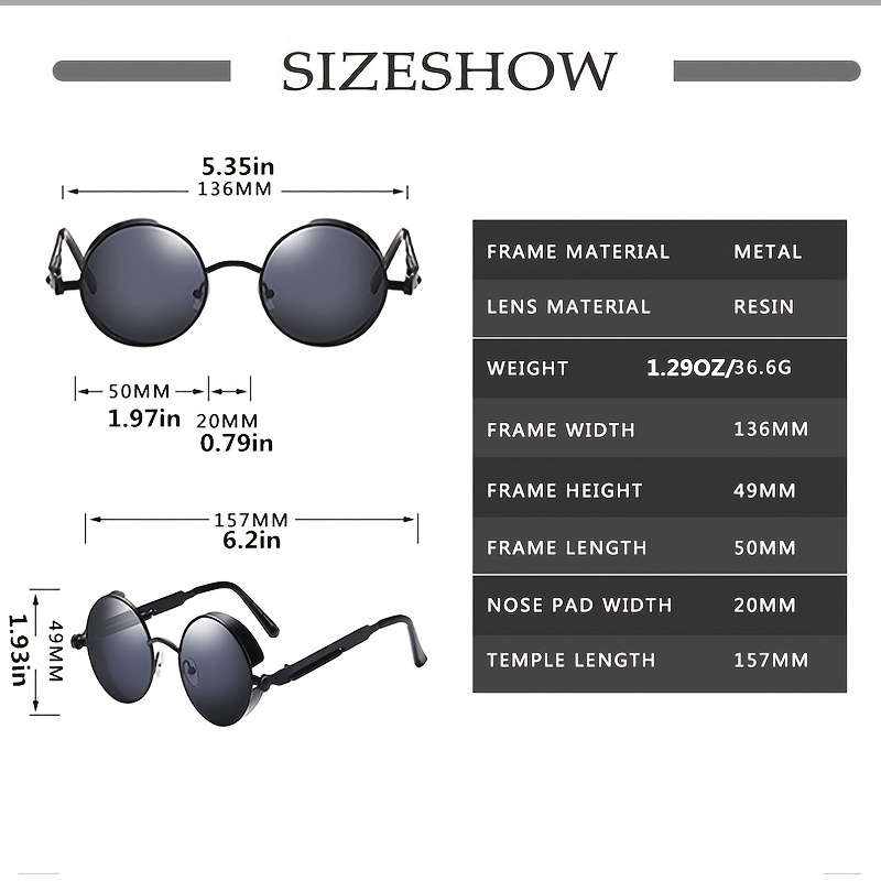Light Blocking Eyeglasses with Round Frames
