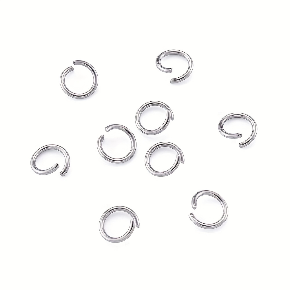 Lot Stainless Steel Open Jump Rings Set Diy Jewelry Findings - Temu