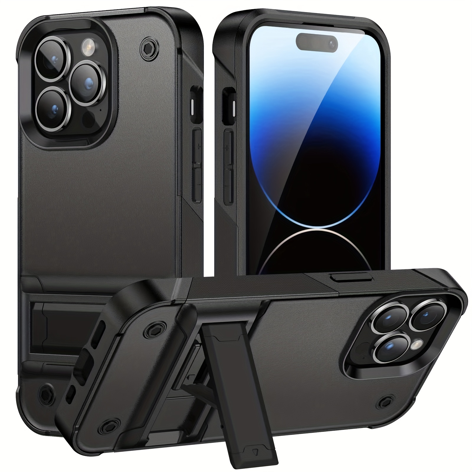 Funda Teléfono Antigolpes Grado Militar Iphone 11 12 13 14 - Temu