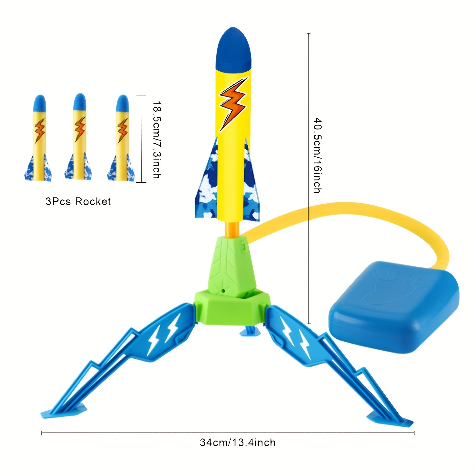 Lance-fusée pour Enfants, Lance-fusée Ajustable, Un Jeu Amusant