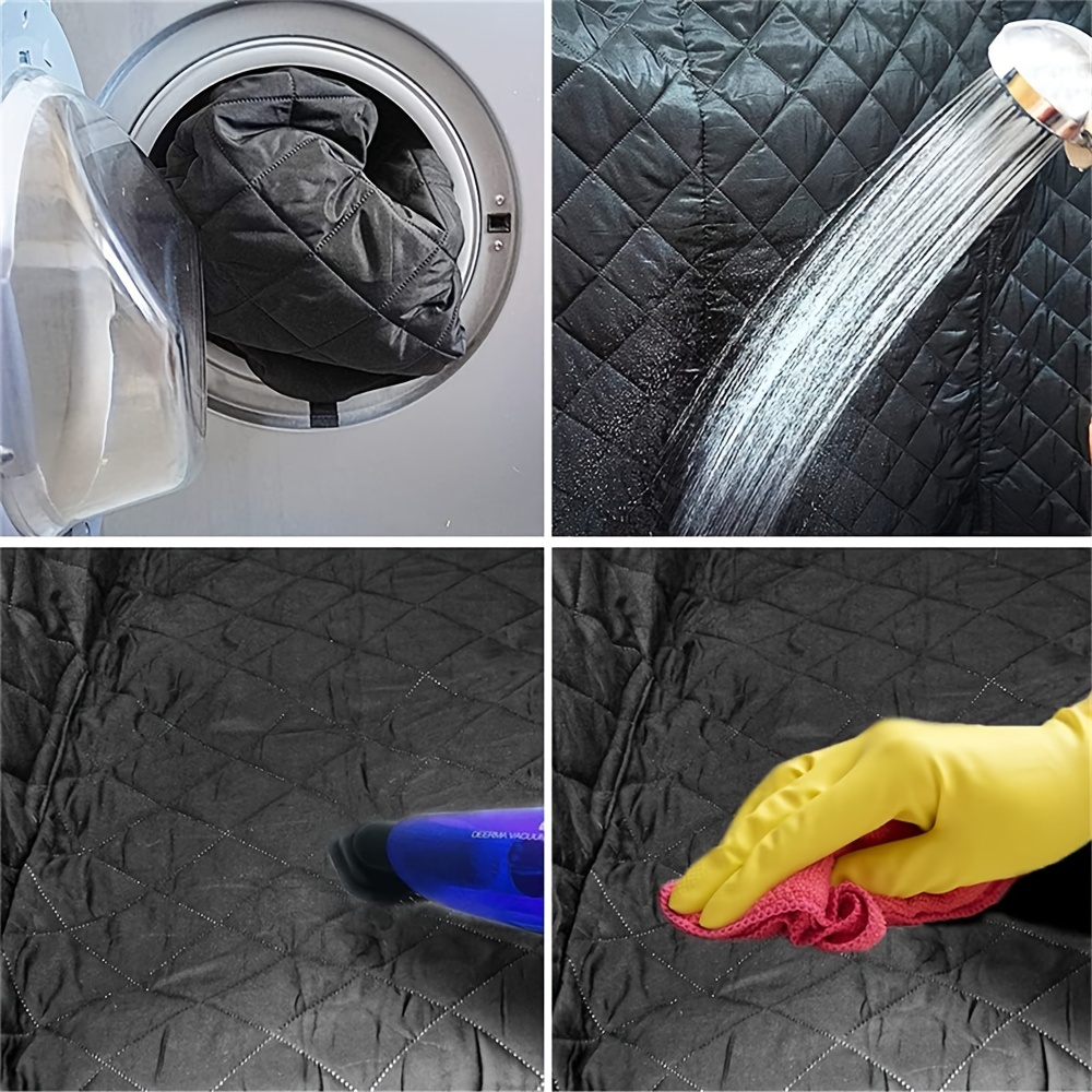 Keep Your Car Clean & Safe: Waterproof Pet Car Seat Cover With Mesh Window  - Temu Latvia