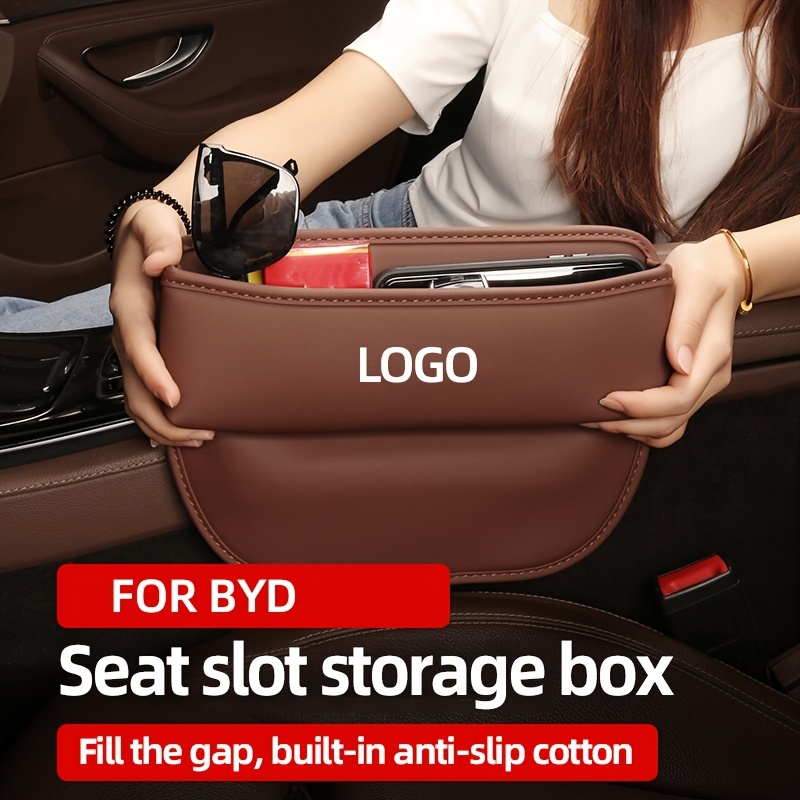 Car Seat Gap Filler Organizer,Car Seat Organizer,Auto Console Side Storage  Box with Cup HoldersSeat Hooks,Car Organizer Front Seat 