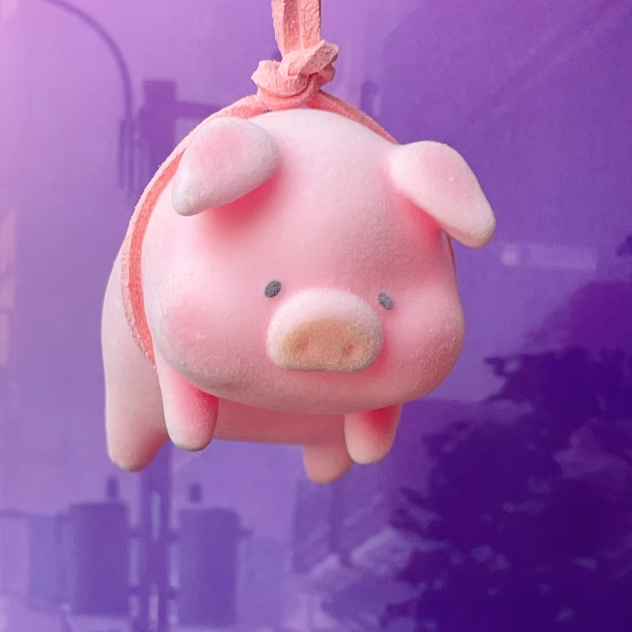 Cute Piggy Car Hanging Ornament, Interior Rearview Mirrors Charms Lucky  Piggy Car Display Decoration Stickers Car Rear View Mirror Pendant Auto  Interi