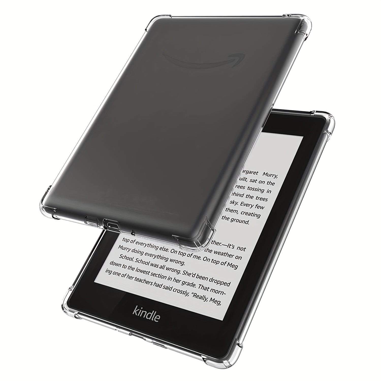 kwmobile Funda compatible con  Kindle Oasis 10. Generation - Funda  para lector electrónico - Flor de hoja blanca/rosa/azul