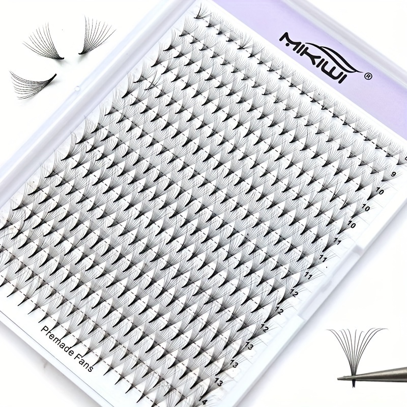 

320 Pcs 10d Pointy Root False Eyelashes - C/d Extra Extension Curl-holding Individual Cluster Fake Eyelashes For A Bold And Natural Christmas Look
