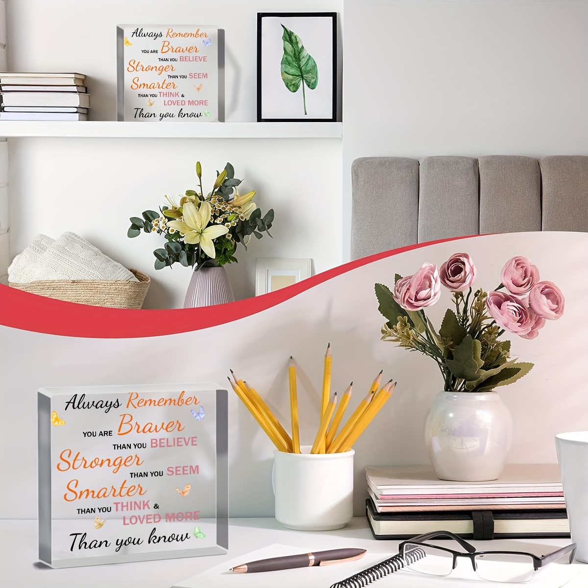 Inspirational Quotes Desk Decor Gifts for Women Sometimes You Forget You  Are Awesome Office Motivational Desk Decor Best Friend Encouragement Cheer  up