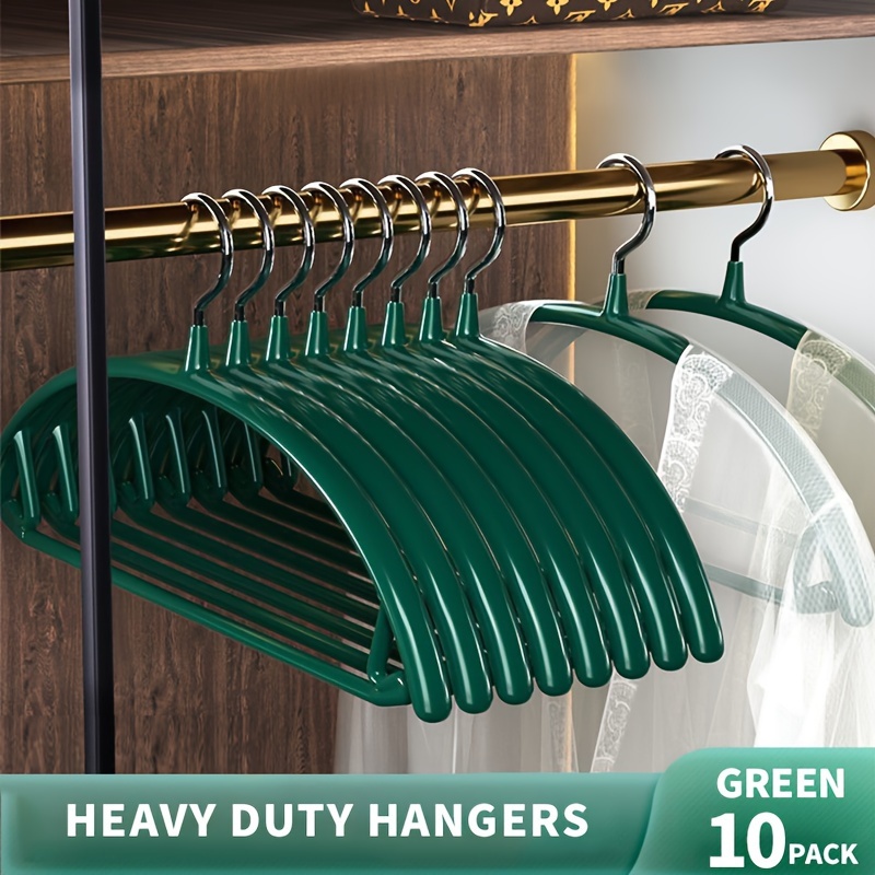20PCS Heavy Duty Metal Shirt Coat Hangers Stainless Steel Clothes