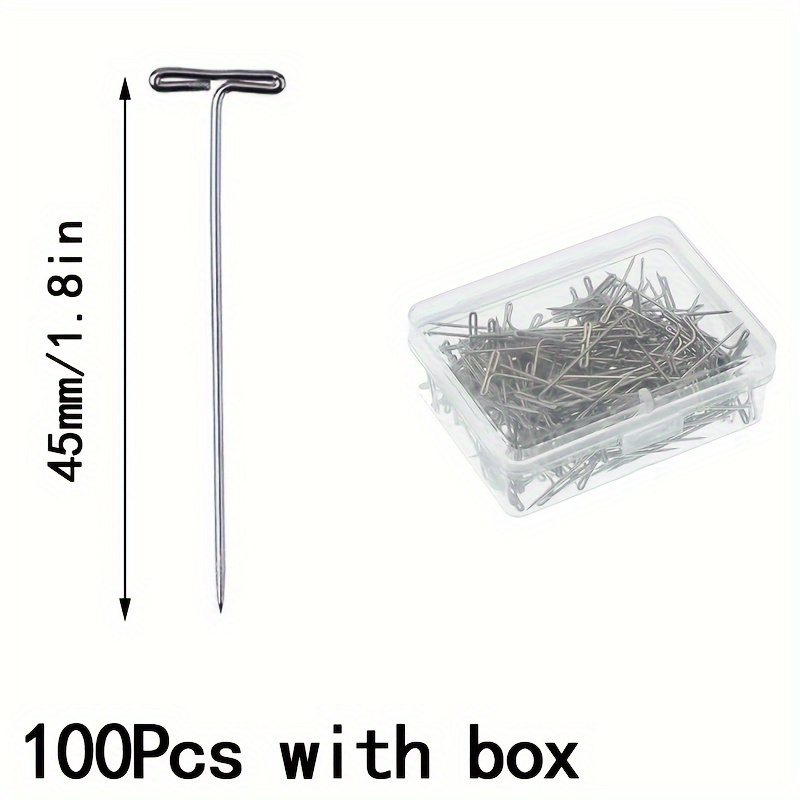 500pcs 1 inch Sewing Pins, Straight Pins Wig Pins Stainless Steel Tailor  Needles Head Pins Fine Straight Satin Pin for Quilting Jewelry Crafts  Sewing