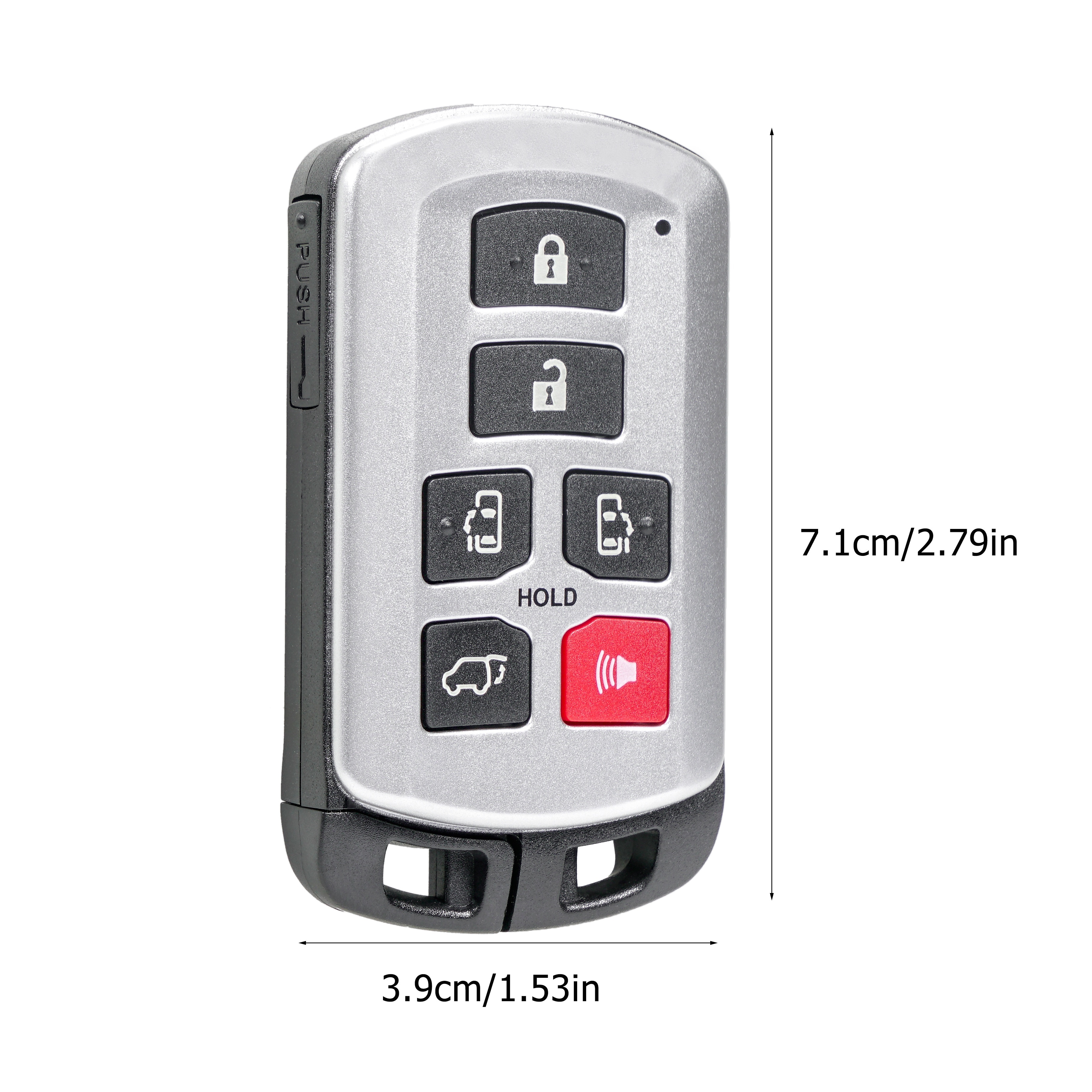 4 Tasten Smart Remote Auto Schlüssel Fob Shell Case Cover - Temu