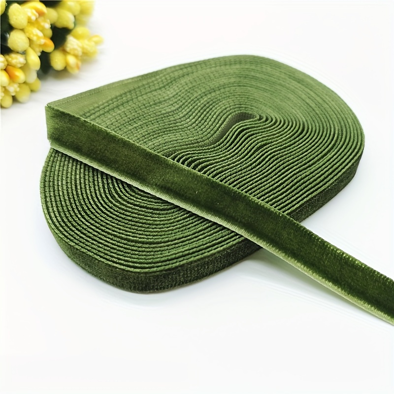 5 Yards Long 6mm Wide Colorful Single Sided Flocking Belt - Temu