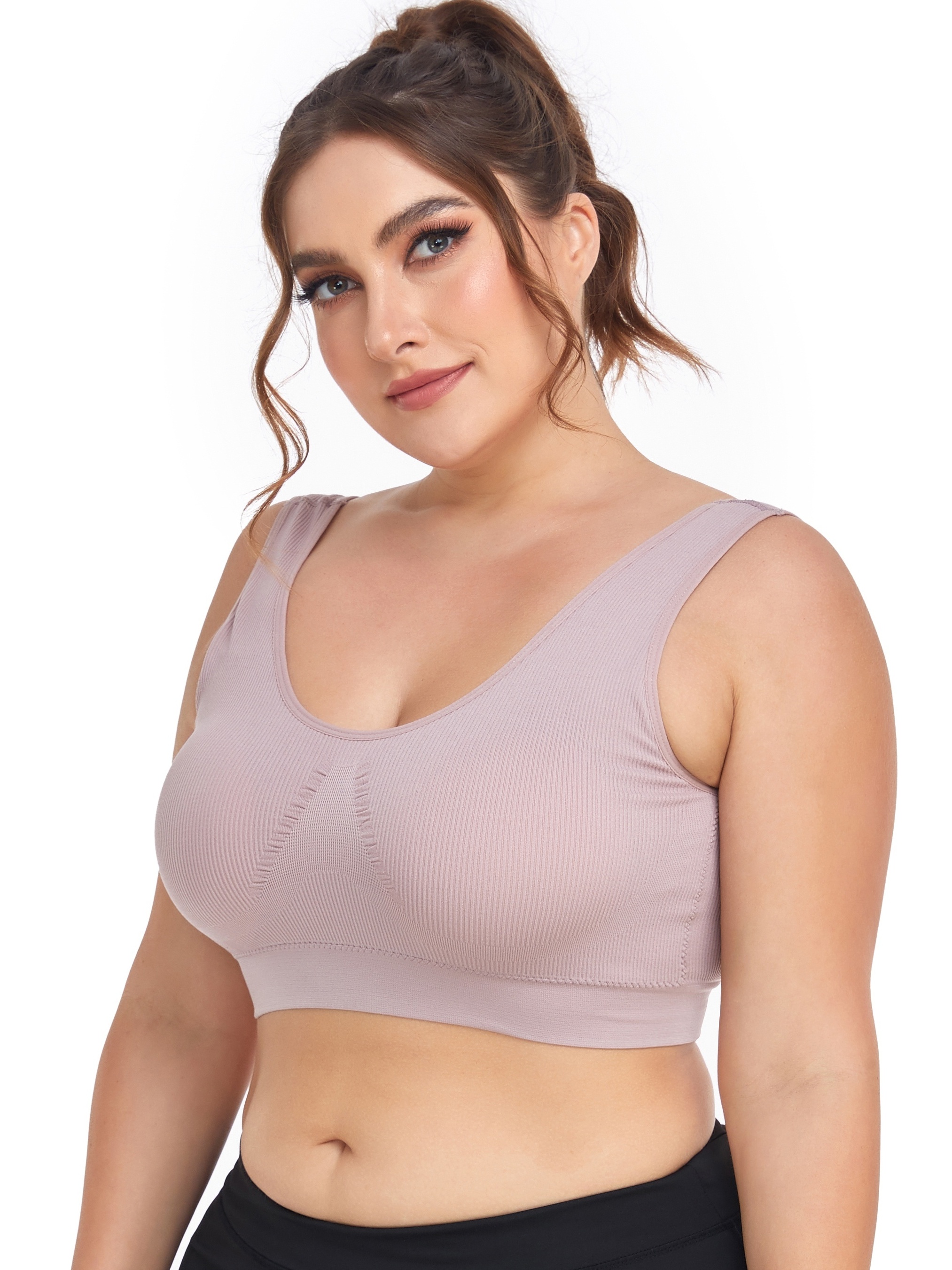 Large Version Of Seamless High-stretch Breastfeeding Vest For Fat