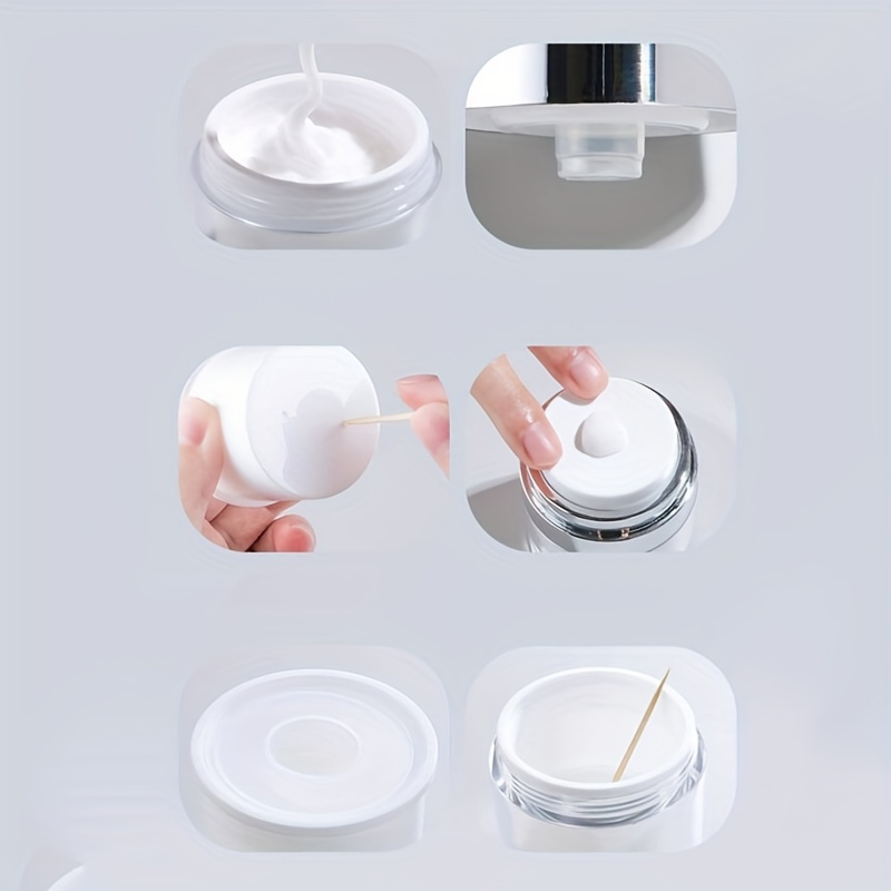 Vuoto Airless Pump Jar Ricaricabile Crema Jar Bottiglia - Temu Switzerland