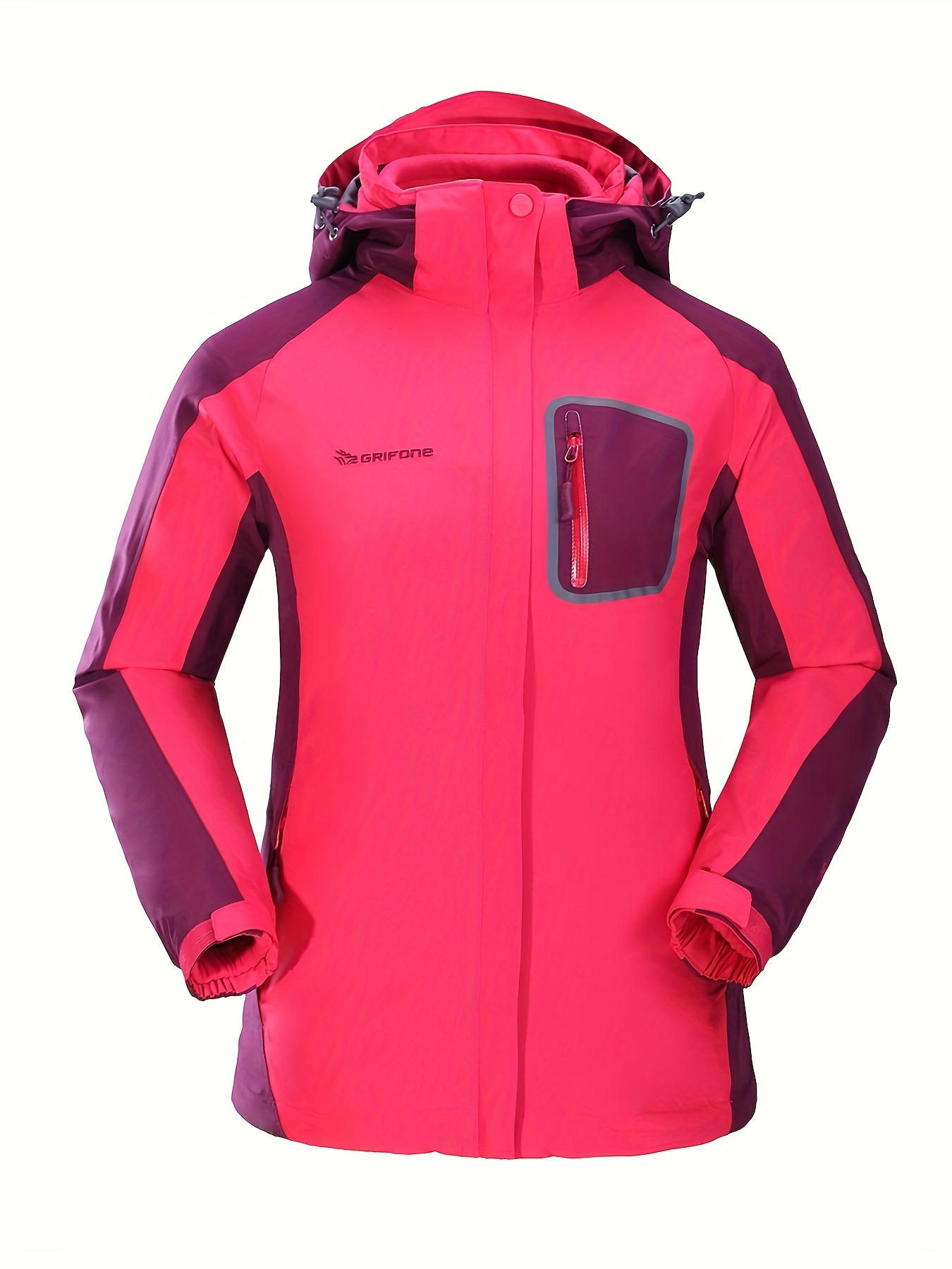 Women's Outdoor Ski Jacket 3 in 1 Winter Thermal - Temu Canada