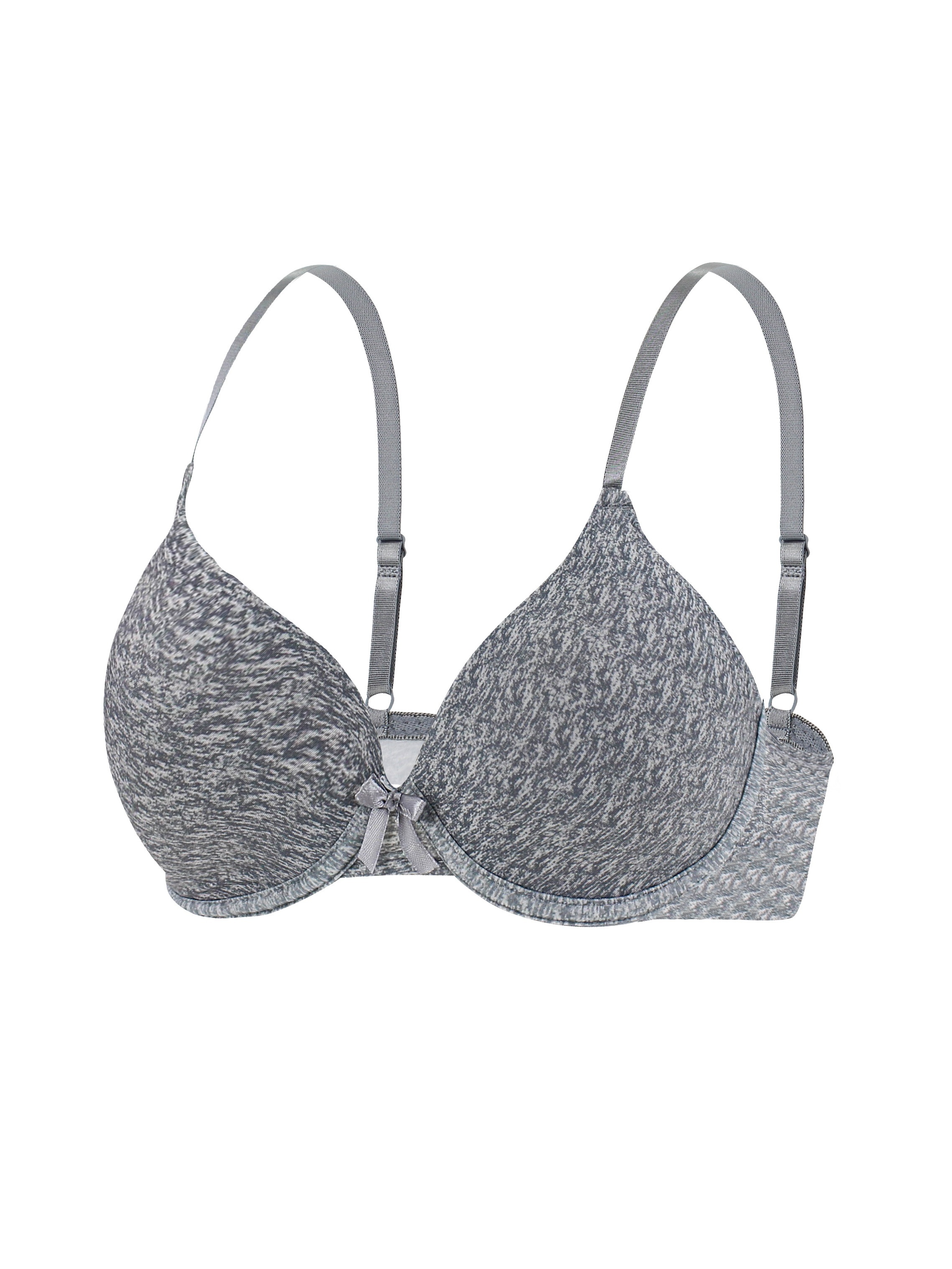 BRAZONE Poly Cotton Floral Lightly Padded Push-Up Bra for Women