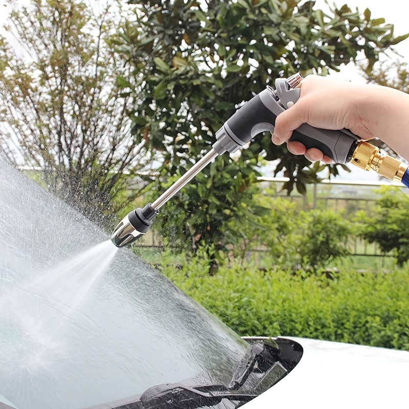 Spray Nozzle For Garden Hose, High Pressure Foam Washer Car Water Gun  Cleaning Tool For Auto Washing, Plant