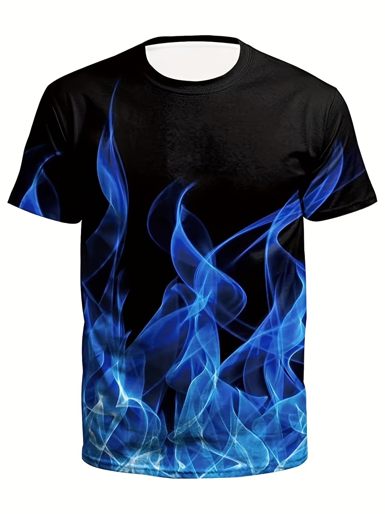 Hawaiian Shirts Beach Summer Trendy Flame Kids Shirt 3d Printed