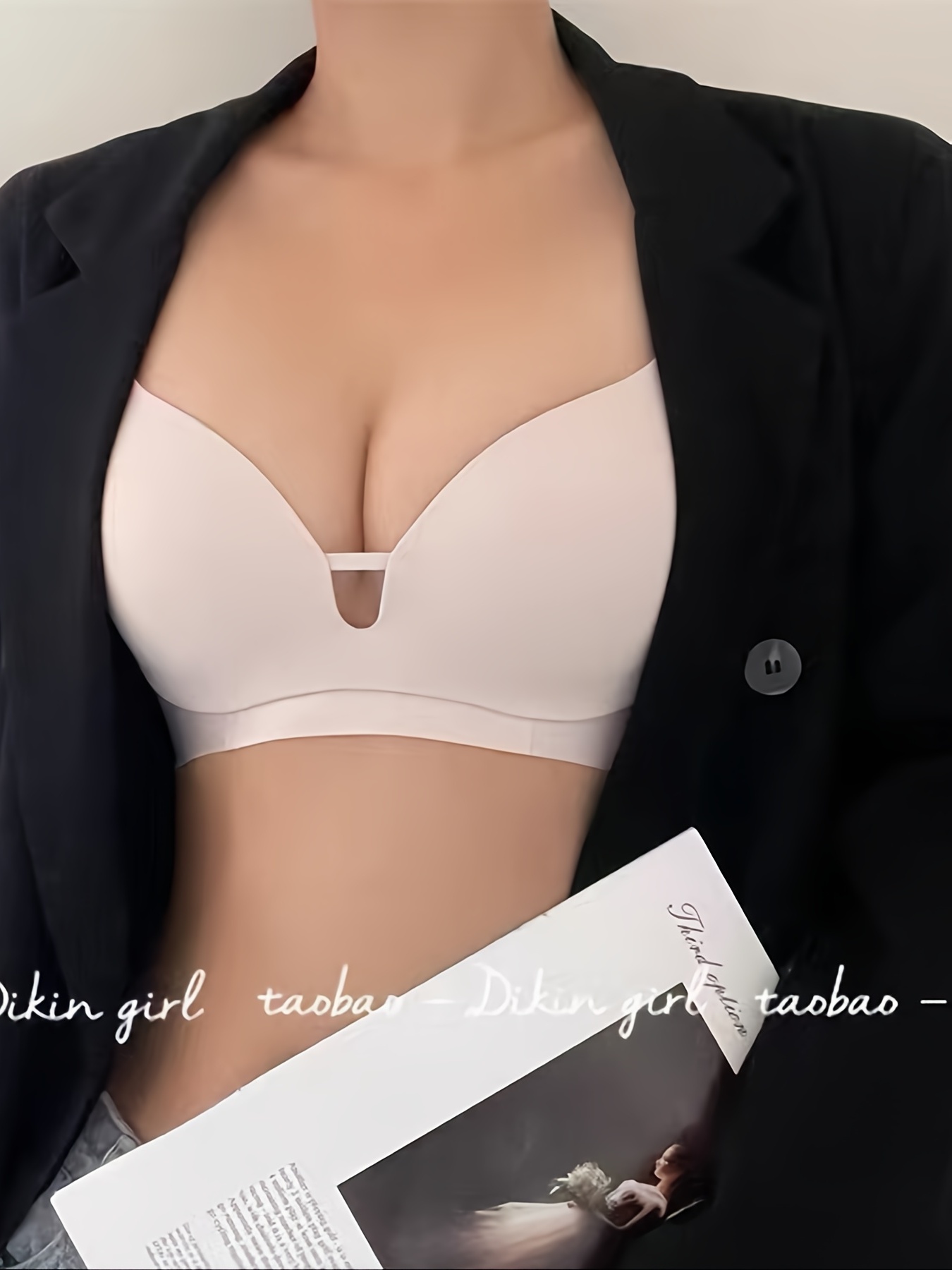Women's bra without underwire by Papillon Soft Cotton Laura - underwear