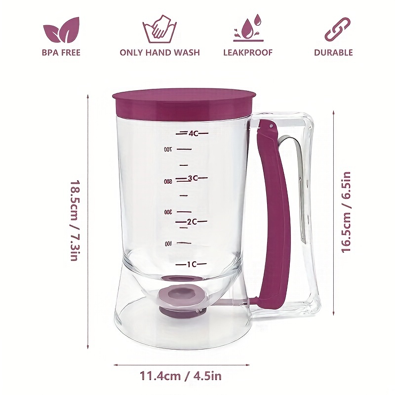 Batter Dispenser with Measuring Label