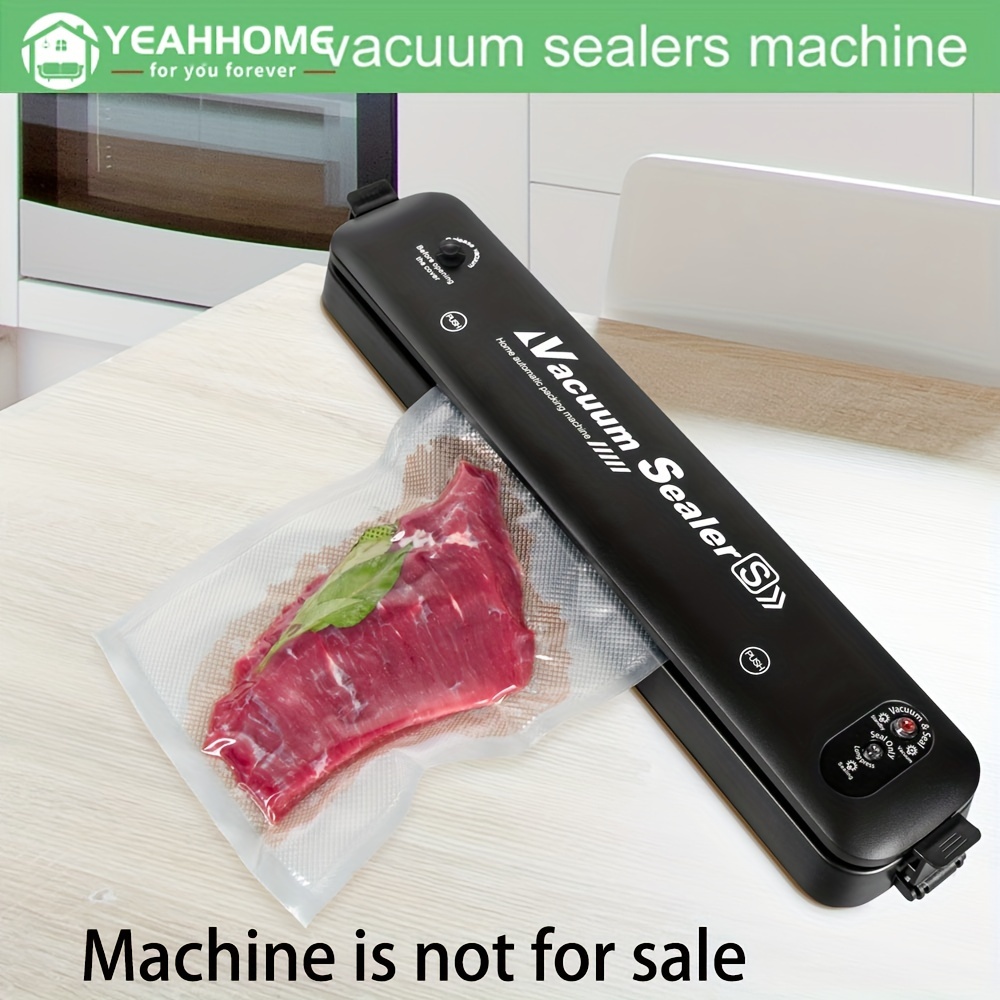 Automatic Food Saver Vacuum Sealer Machine with Sealer Bags Rolls