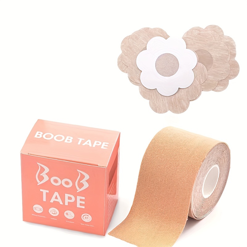 Boob Tape Breast Lift Achieve Chest Brace Lift Contour - Temu Japan