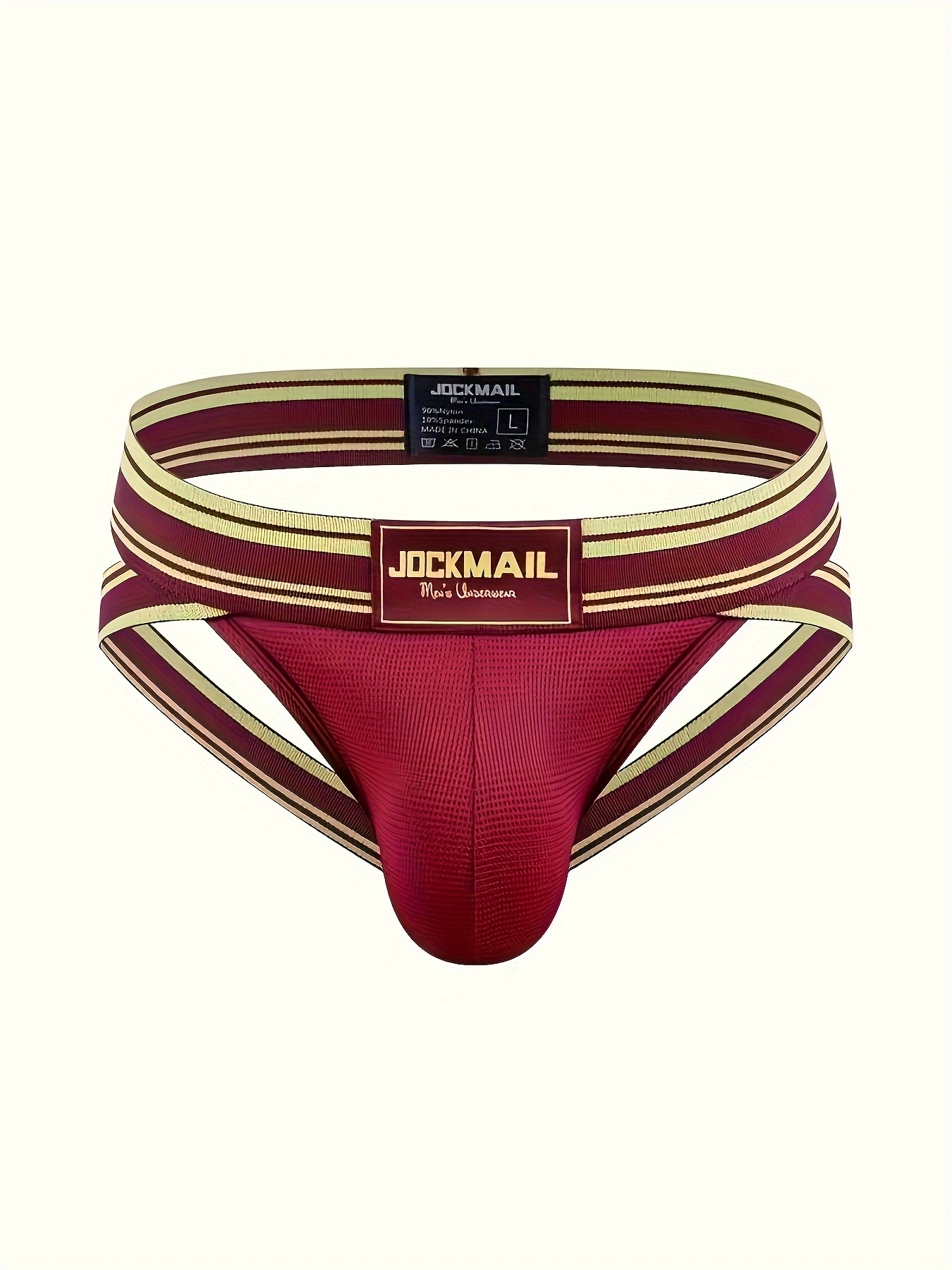 Jockmail Cotton Breathable Sexy Men's Thongs Underpants Low - Temu