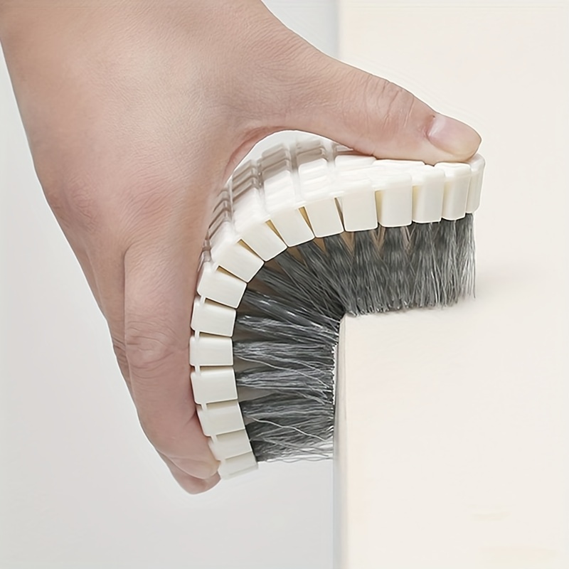 1pc Kitchen Crevice Brush Bendable Stiff Bristle Cleaning Brush
