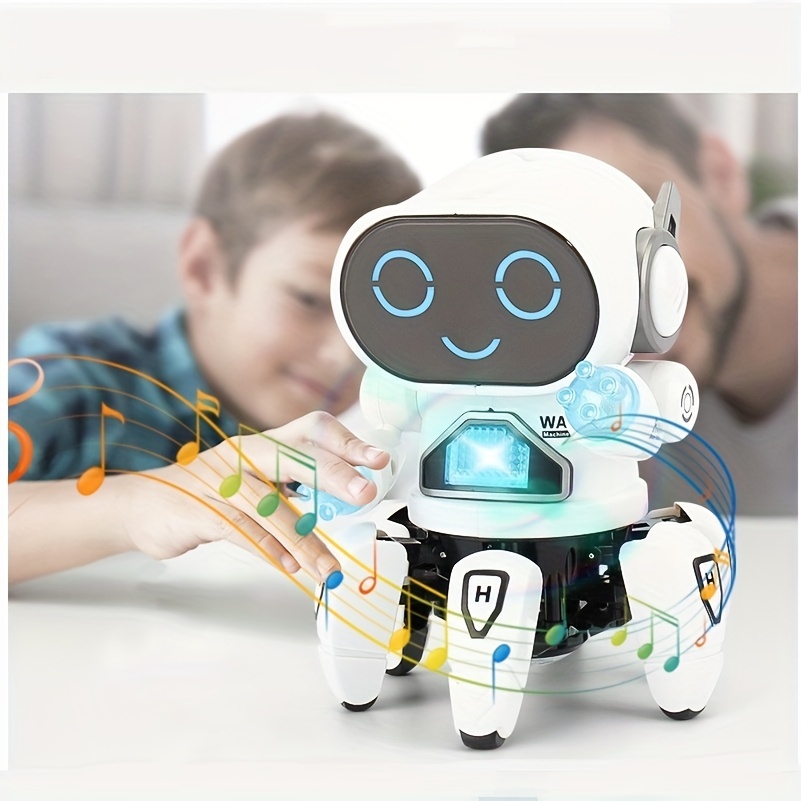 Comprar Robot de control remoto de juguete, robot emo recargable con  demostración automática, robot para niños, robot RC para niños, robot  inteligente, regalo para niños de 3 años en adelante