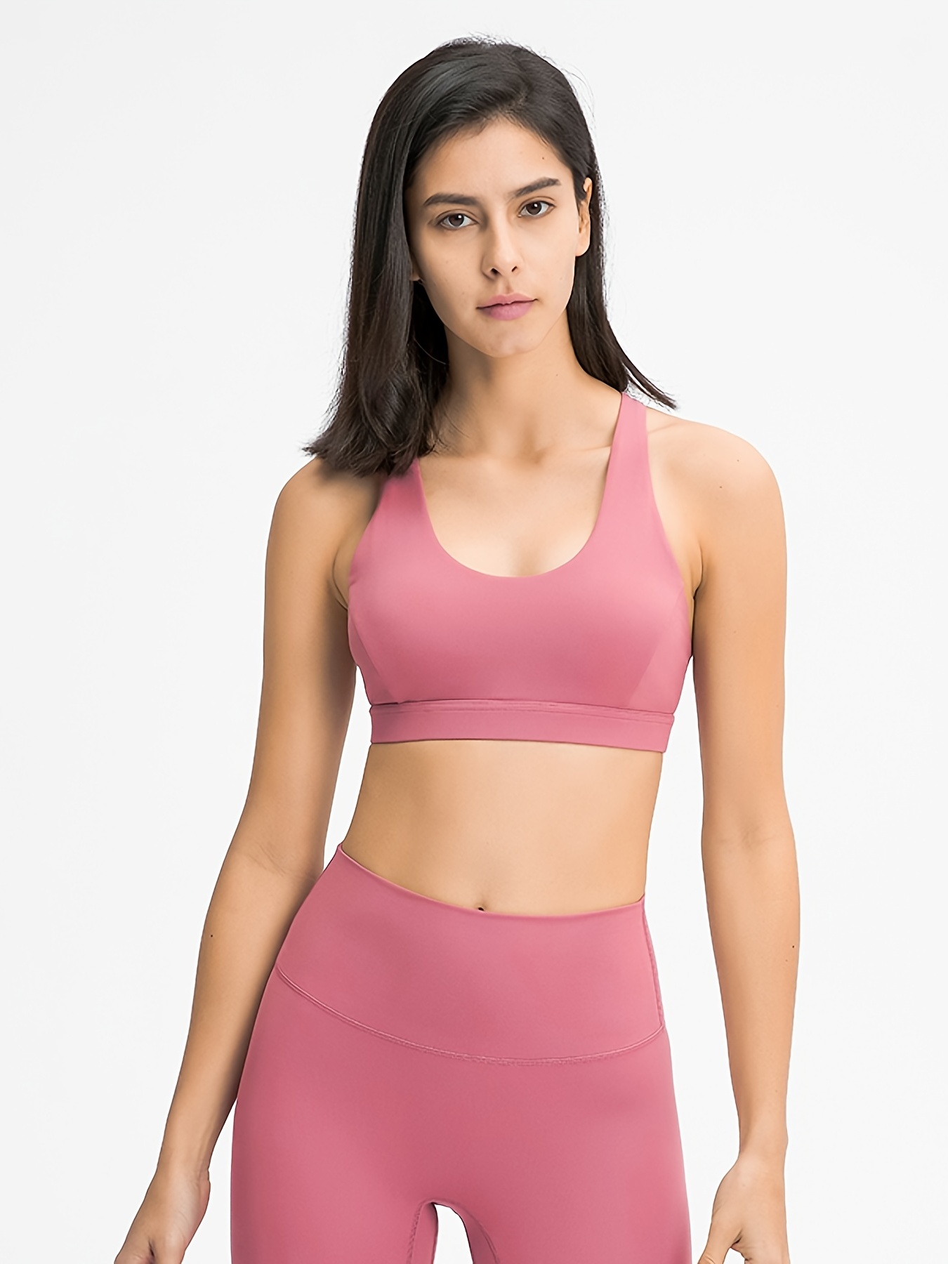 Women's Comfort Support: High Impact Sports Bra Breathable - Temu