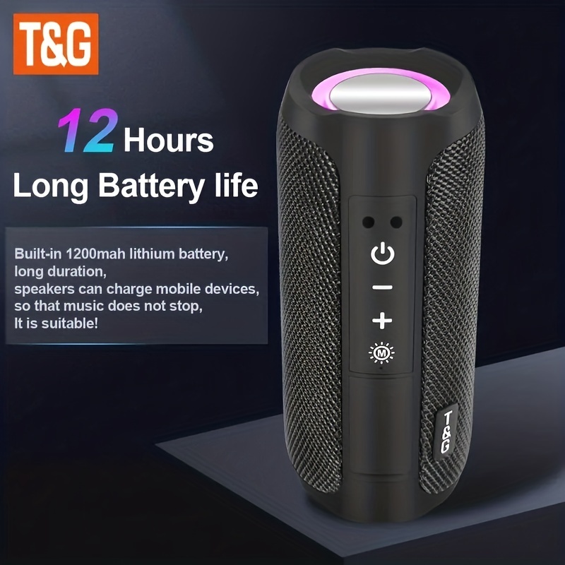 TG182 Enceinte Portable Sans Fil Boombox Rechargeable - Temu France