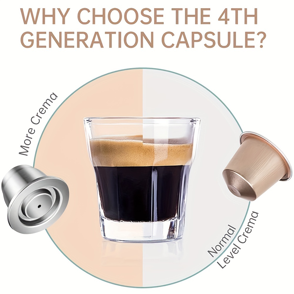 ICafilas-cápsulas de café recargables para máquina Tassimo BOSCH, cápsulas  de café reutilizables, máquina de Crema