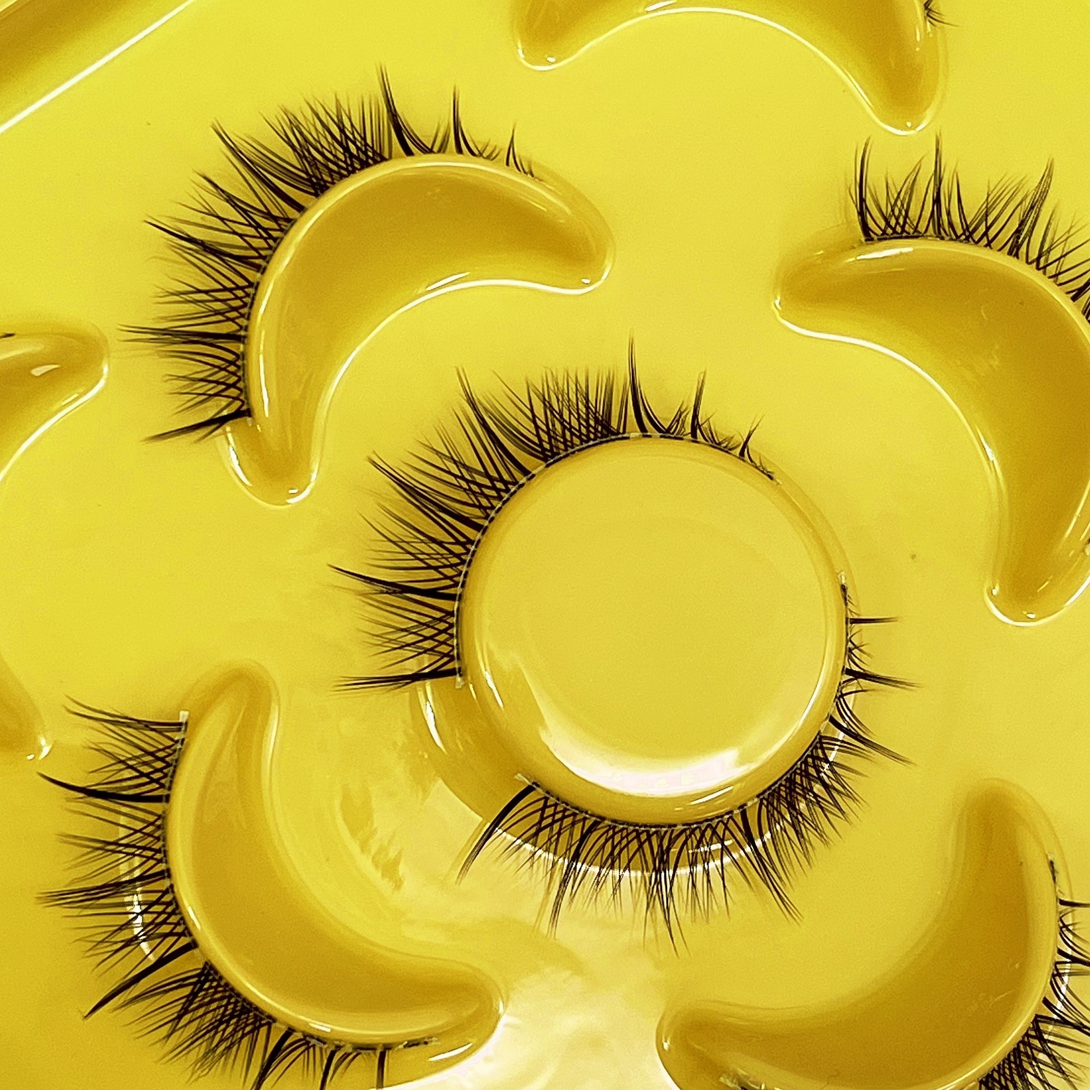 Natural Style False Eyelashes Cartoon Manga Eyelashes Mink Fiber Fluffy Lashes