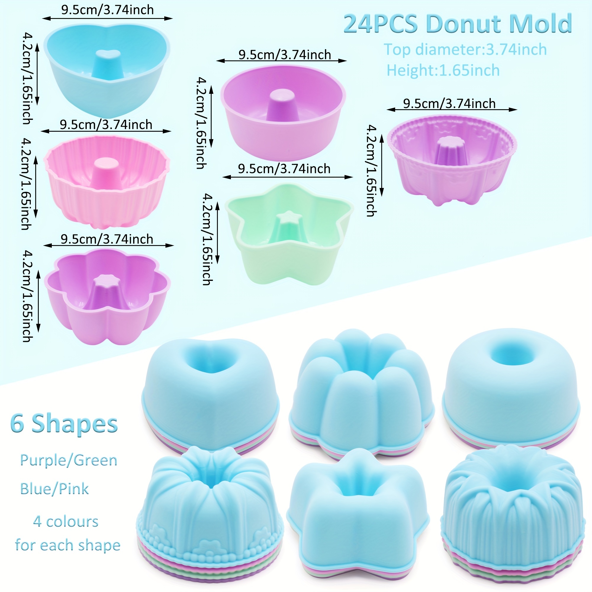 4 formas de hornear con moldes de silicona para cupcakes