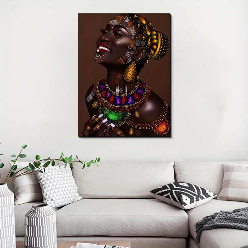 1pc citation inspirante Dieu dit que vous êtes affiche, impressions  magiques de fille noire afro-américaine, art mural de fleur de femme noire,  peinture de décor à la maison de toile de tournesol