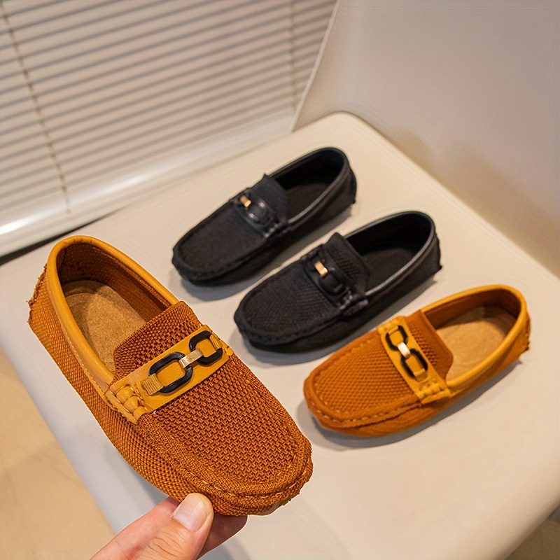 Casual Slip On Low Top Loafer Shoes For Boys, Lightweight Comfortable Non  Slip Flat Shoes For Indoor Outdoor, All Seasons - Temu