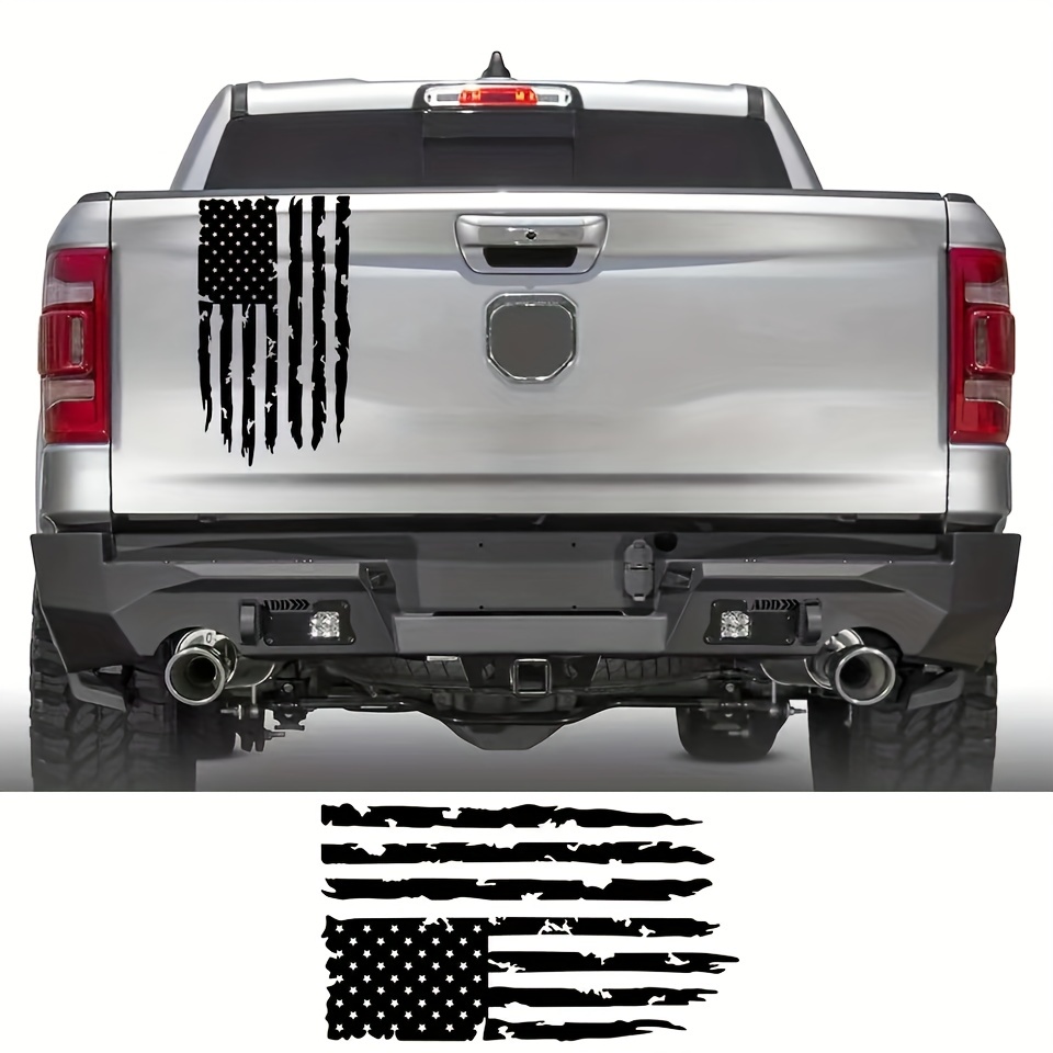 Ford Emblem American Flag Vinyl Decal Sticker | Ford Truck Decals | Ford  Truck Stickers