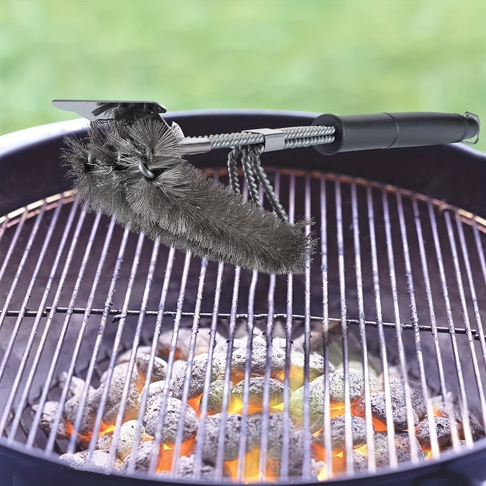 17 BBQ Bristle Free Grill Cleaner Brush Review 