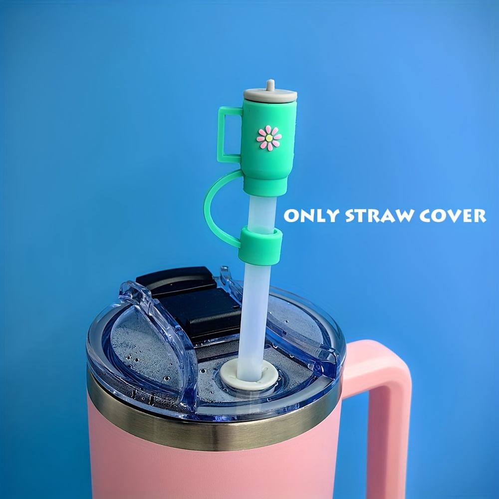 Cute Cartoon Reusable Drinking Straw Plugs - Perfect For Stanley