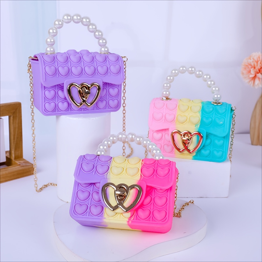 Cute Bunny Girl Messenger Bag Korean Style Crossbody Bags for Girls PU Hand  Bags Toddler Purses and Princess Handbags Free Ship